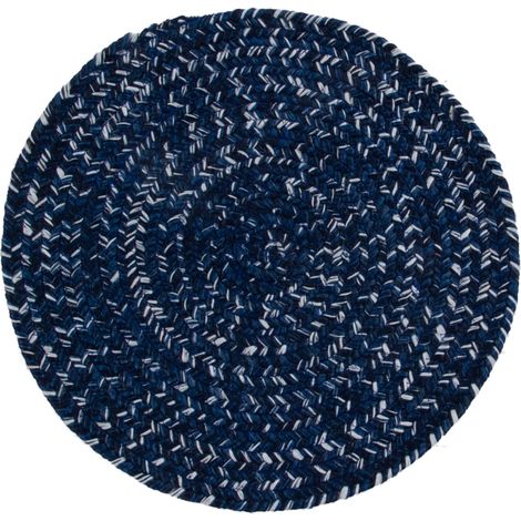 tappeto "solid" rotondo blu, ø 120 cm (1/2)