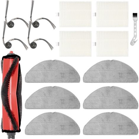 Roborock Q7 M5, Q7 M5+, Q7 L5 Roboter-Zubehörset, 1 Hauptbürste, 4 Seitenbürsten, 4 HEPA-Filter, 6 Tücher (1/5)