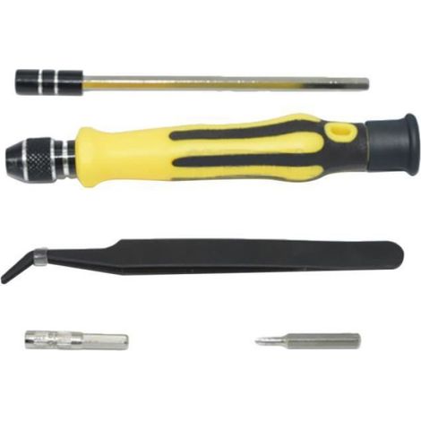 Kit de réparation tournevis Torx 45 en 1 pour PC portable et gadgets - Jaune (1/4)