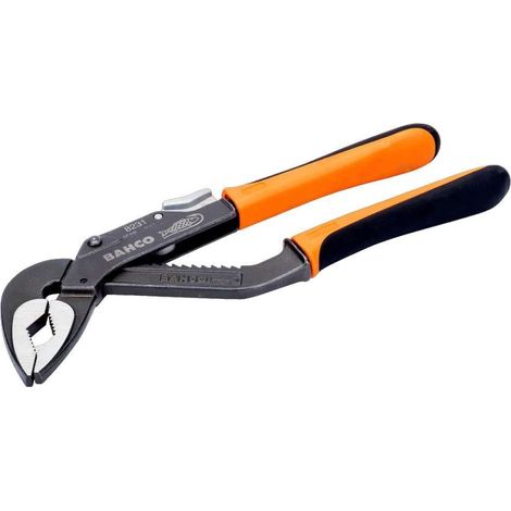 Bahco 8231 Pinza Regolabile arancione e acciaio nero (1/2)