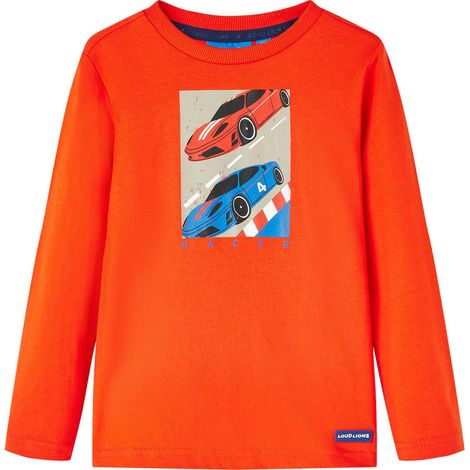 Teenpull – Kinder-Langarmshirt Hellorange 104 (1/5)