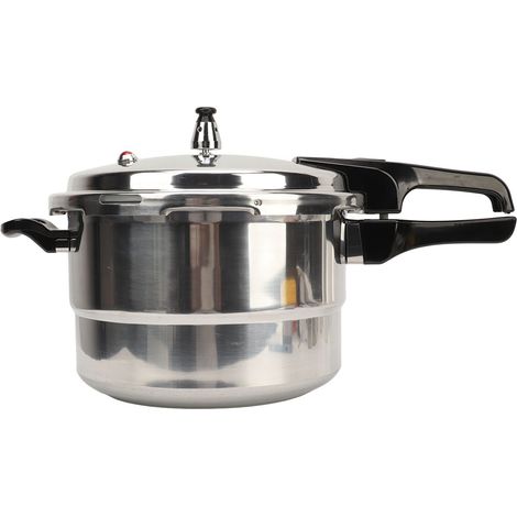 Multifunktionaler Aluminium-Schnellkochtopf mit Sicherheitsventil und Dampfkammer, geeignet für Induktions- und Gasherde, 24 cm / 9,4 Zoll (1/5)