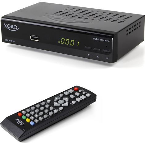 Xoro HRS 2610 ricevitore satellitare digitale (HDMI, Scart, USB 2.0, LAN, Uni Cable) nero (1/5)