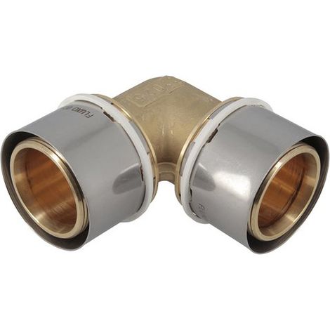 Nicoll – Raccord multicouche coude égal à sertir 90° Ø75 – Connexion étanche pour plomberie – Installation rapide et durable
