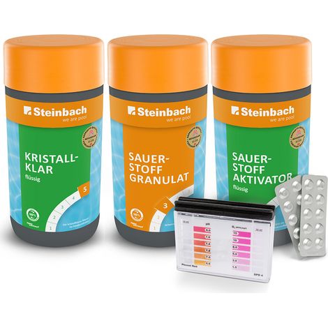 Steinbach Sauerstoff Starterset Pooldesinfektion ohne Chlor (1/5)