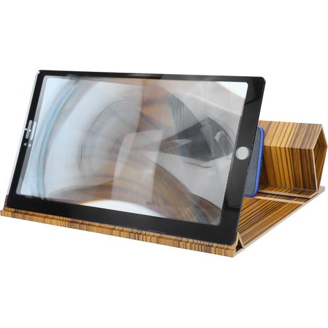 Amplificateur D'écran De Téléphone Portable 12 Pouces - Technologie Optique 3d - Pour Maison Et Voyage - 1 Pièce (1/5)