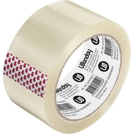 Nastro adesivo trasparente Wonday 50 mm 66 m BOPP