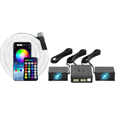 Kit di luci a stella, con telecomando e attivazione sonora, 600 pezzi, 1,5 m (1/2)