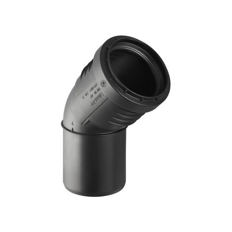 Geberit Curva Silent-PP, DN 70, dø 75 mm, 390.322.14.1