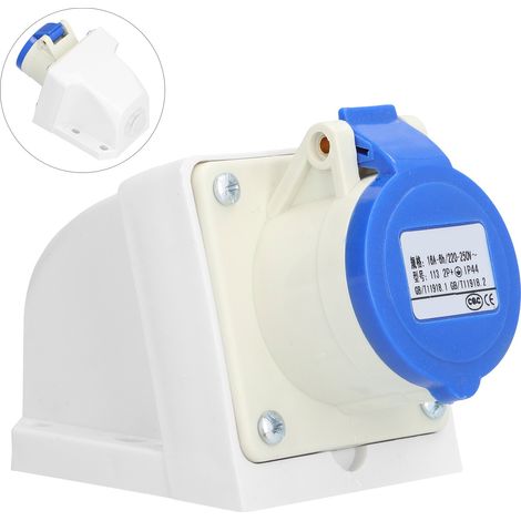 Connecteur industriel 5 pièces, prise femelle haute conductivité, conception anti-chute, durable, 220V-250V, raccord électrique robuste pour usage professionnel (1/5)
