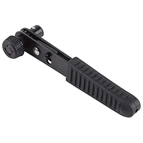 Clé à cliquet noire de 1/4", poignée de tournevis, cliquet décalé composite à dégagement rapide pour embouts de tournevis (1/5)