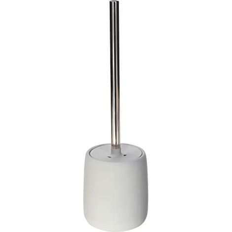 blomus Sono - Scopino per WC, ceramica, plastica, silicone, micro chip, altezza 39 cm, diametro 11 cm (1/4)