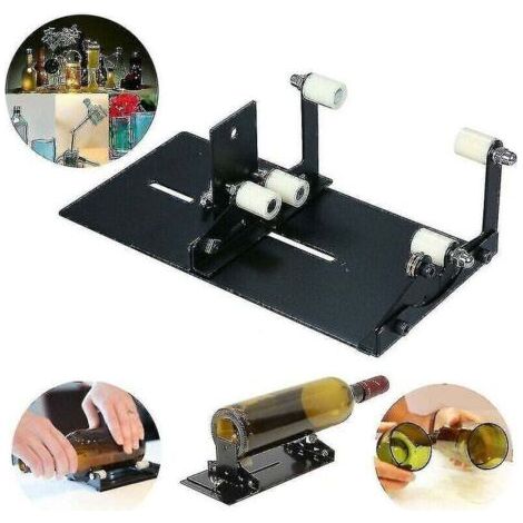 Tagliabottiglie professionale, kit di utensili per il taglio di bottiglie di vino, tagliavetro
