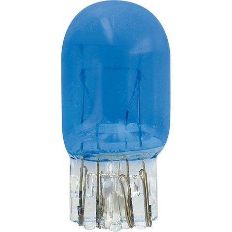 12V Lampada con zoccolo vetro Blu-Xe 2 filamenti - (W21/5W) - 21/5W - W3x16q - 2 pz - Scatola (1/4)