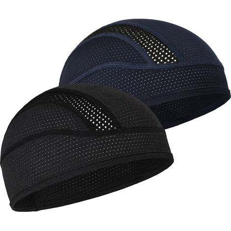 Doublure de cagoule Skull, cagoule de cyclisme en maille respirante pour hommes et femmes, adaptée au port sous un casque.