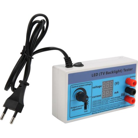 Testeur de puces LED numérique avec réglage courant/tension, outil de maintenance pour perles lumineuses, 100-240V UE (1/5)