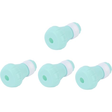 Lot de 4 protège-pattes de bain en silicone anti-griffures pour chats, accessoires pour le bain (vert) (1/5)