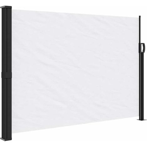 vidaXL Tenda da Sole Laterale Retrattile Bianco 140x500 cm