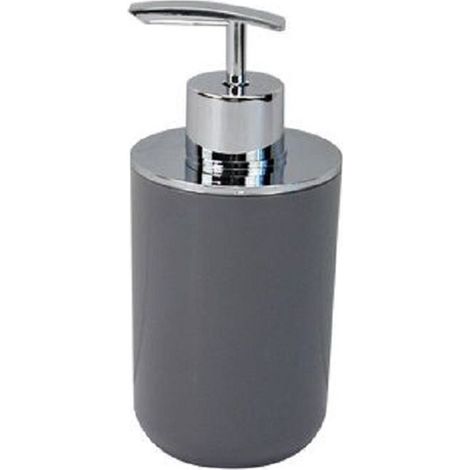 Cleafe - Dispenser Porta Sapone Liquido Grigio Silver Per Ricambio Accessori Bagno 79892 - (1/2)