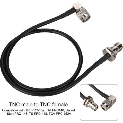 Câble d'extension d'antenne TNC 60 cm mâle à femelle pour TRI PRC-152 (1/5)