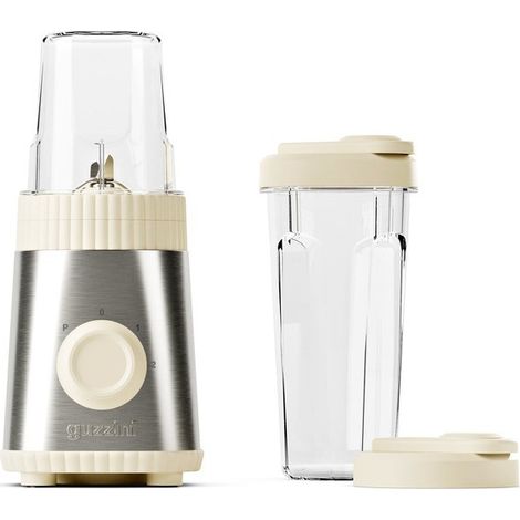 Blender portable bioclimatique avec deux verres hermétiques 12,2x13,5x35,3 cm - Crème