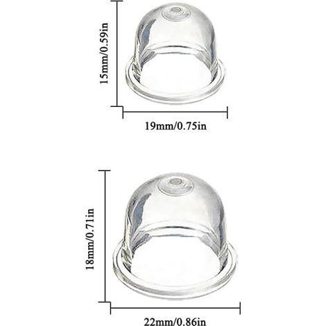 Set of 12 carburetor starter pump balls, 19mm and 22mm, suitable for lawnmower carburetor accessories. (1/5)
