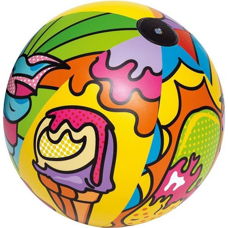 BESTWAY WASSERBALL POP BEACH, 91 CM BALLON DE WATER, BW31044-20, COULEUR (1/5)