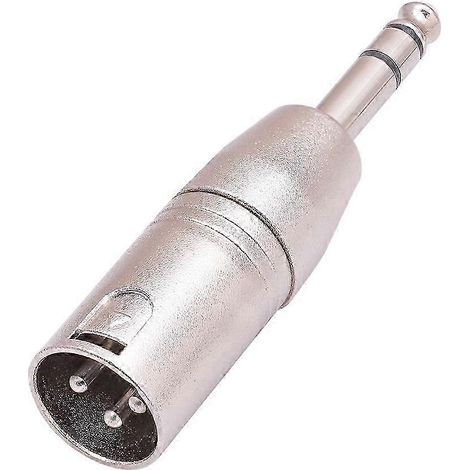 Adaptateur audio stéréo jack 6,35 mm mâle vers XLR mâle 3 broches 25-26 (1/5)