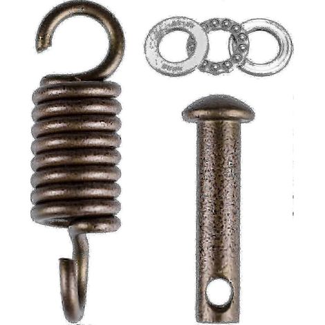 Kit de suspension ultime pour fauteuil hamac, comprenant des goupilles à ressort et des fixations pour fauteuil hamac œuf - Kit de suspension 500 lb pour fauteuils suspendus, hamacs et autres. (1/5)