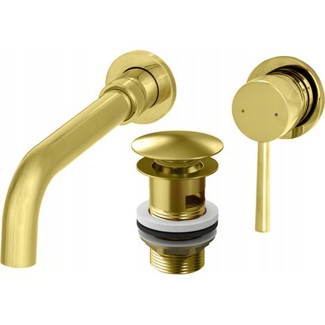 MÉLANGEUR DE BOÎTES D'OR POUR INSTALLATION DISSIMULÉE KIVO CLICK PLUG AVEC TROP-PLEIN (1/5)