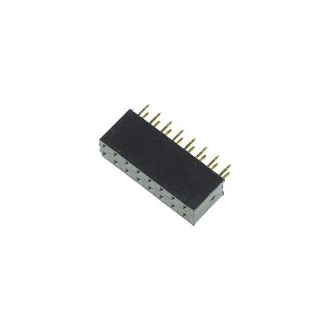 BARRETTE FEMELLE DOUBLE RANGEE - 16 BROCHES CC070 RI1328
