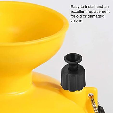 Soupape de D¨charge de s¨curit¨ pour Pulv¨risateur de Jardin, Soupape de D¨charge de Pression pour Pulv¨risateur ¨¤ Dos de Jardinage pour Pulv¨risateur 3L/5L/8L (Black) (1/3)