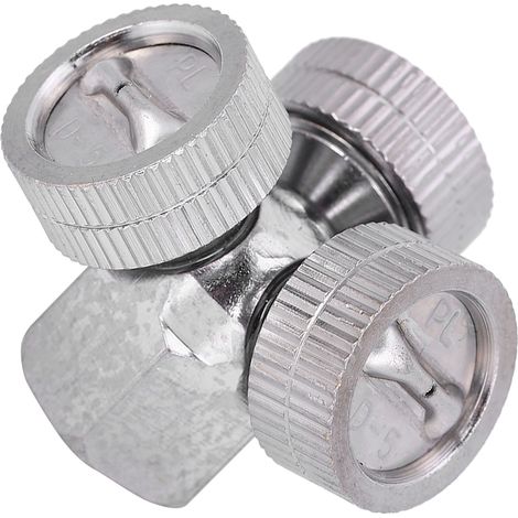 Buse à trois têtes, pulvérisateur en acier inoxydable de haute qualité, buse unique haute pression, filetage interne G3/8. (1/5)