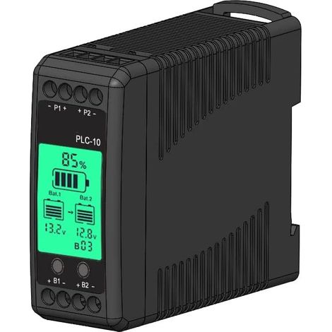 Équilibreur de Tension de Batterie, Égaliseur de Batterie, Battery Equalizer 12V/24V/48V/60V/72V/96V pour Batteries Plomb-Acide /LiFePO4 et Lithium pour systèmes de Charge Solaire - PLC-10 (1/5)