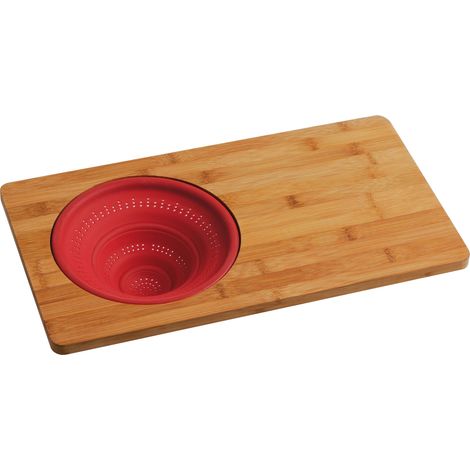 Premier Housewares Red Silicone Chopping Board (1/3)