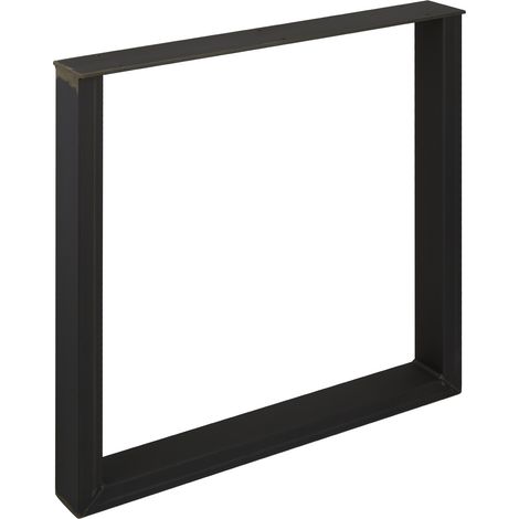 Tischgestell TAB Stahl Used Look Profil 80 x 40 mm (Höhe: 720 mm / Tiefe: 700 mm) (1/4)