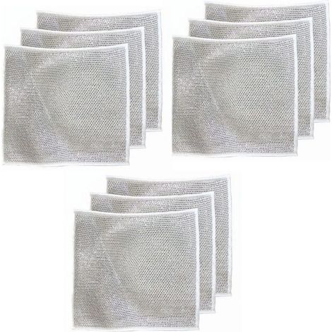 Salviette Per Pulizia - 20 X 20 Cm - Per Superfici Domestiche E Ufficio - Confezione Da 10 Pezzi (1/5)