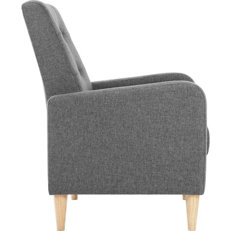 Fauteuil 1 place nordique, chaise lounge confortable, fauteuil de chambre à coucher (lot d'1 pièce uniquement) (1/5)