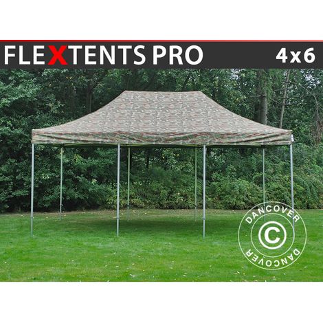 Faltzelt FleXtents PRO 4x6m Camouflage