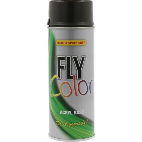 FLY Color Acryl-Sprühlack RAL 8019 Graubraun Glanz 400 ml (1/3)