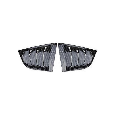 1 Paar Heckscheiben-Lamellenspoiler-Panel 1/4 Viertelabdeckung für Cerato Limousine 2013-2018