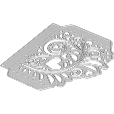 Lot de 2 matrices de découpe en acier au carbone pour gaufrage, pochoirs décoratifs pour scrapbooking et loisirs créatifs. (1/5)
