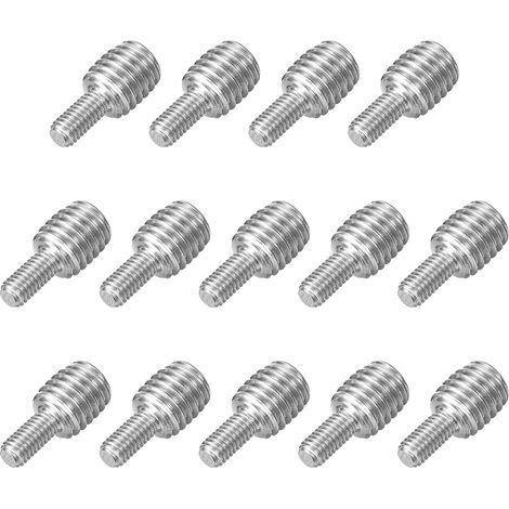 14pcs Boulon à Tige Filetée Double Extrémité M5x10mm à M10x10mm (1/5)
