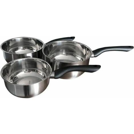 Baumalu Serie 3 Kochtöpfe PRIMO grau 16/18/20 cm