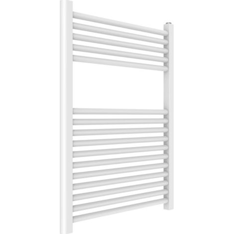 Termoarredo bianco per bagno in acciaio calorifero termosifone scaldasalviette misure h770xl600xi550 16 tubi - pezzi 1