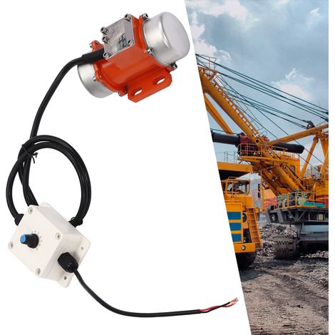 40W 24V DC Brushless Micro Vibration Motor Asynchronous Shaker 4000RPM Aluminum