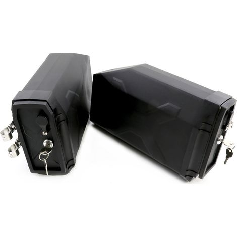 Motorcycle side toolbox compatible with BMW R1200GS/Benelli TRK502 low exhaust (one unit) (1/4)