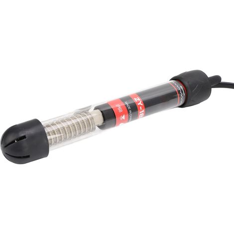 Chauffage submersible pour aquarium, température constante automatique, réglable, en verre, avec 2 ventouses (1/5)