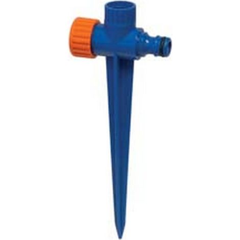1BL PUNTALE PASSANTE IN PLASTICA PER IRRIGATORE DA 1/2" CON INNESTO RAPIDO - in blister