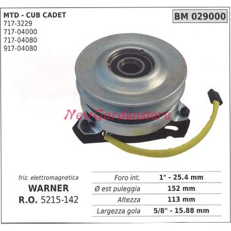 Frizione elettromagnetica warner rasaerba tosaerba tagliaerba cub cadet 029000